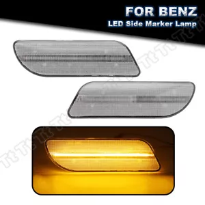 for 98-04 Mercedes Benz SLK-Class R170 CLK320 W208 LED Bumper Side Marker Light - Picture 1 of 11