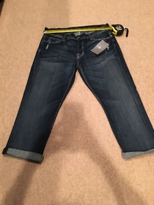 7 For All Mankind Josefina Skinny Bf Crop Jeans Talla 30-(Fits Like A 29")-NWT - Imagen 1 de 6