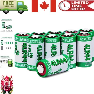 10 Count 4LR44 Alkaline Battery Pack - Ideal for Cameras and Bark Collars - Image 1 of 4