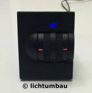 VW Golf 3 Schalter Sitzheizung BLAU ROT WEISS auch zweifarbig Vento LED - Bild 1 von 8
