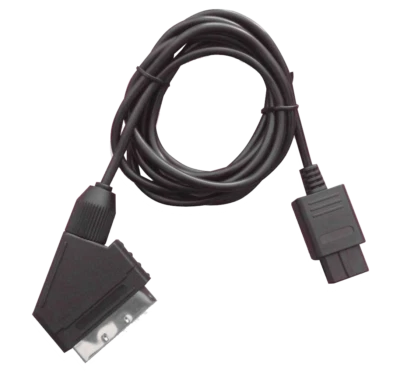GWP Replacement RGB Scart Cable for SNES/GameCube /Nintendo 64 N64 PAL - Image 1 of 2