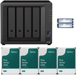 Synology DS923+ 4-Bay 4GB RAM 16TB (4x4TB) Synology Plus Drives & 1.6TB Cache - Picture 1 of 9