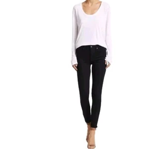 Paige Hoxton Ultra Skinny Mid Rise Coated Women’s Jeans 27 - Picture 1 of 20
