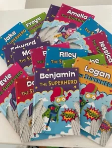 Boys Personalised Superhero Story Book, choose name: Henry, James, George +more! - Bild 1 von 4