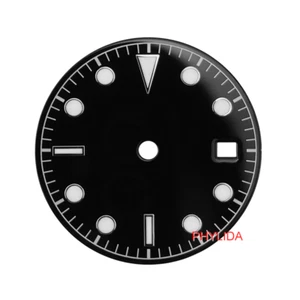Ricambi orologio 29mm quadrante sterile stile baia nero mod ETA2824 serie Miyota82 - Foto 1 di 8