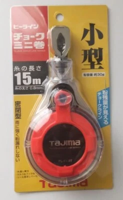 TAJIMA  POCKET SIZE CHALK LINE "P-LINE MINI"  PL-CLMT - Image 1 of 2