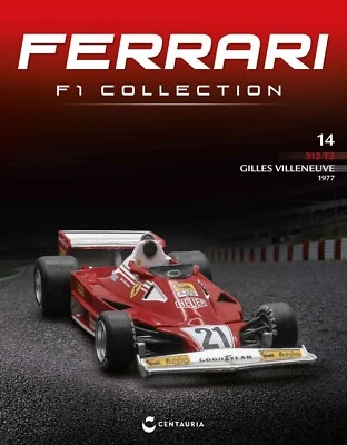 NEW IXO 1:43 F1 FERRARI 312 T2 - Gilles Villeneuve 1977 +Magazine no Minichamps - Immagine 1 di 3