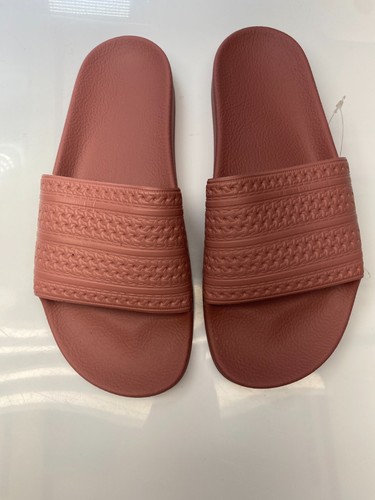 Scivoli da piscina Adidas originali donna in gomma rosa taglia 10