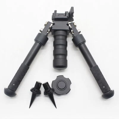 Rifle Bipod Quick Detach Mount 6.5-9"inch Adjustable Fit 20mm Rail - Image 1 of 4