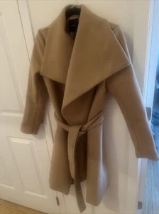 Forever 21 Tan Coat 100% Polyester - Picture 1 of 3