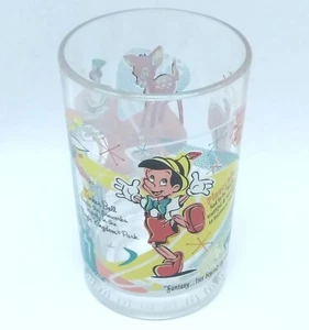 Disney World Collector Glass 100 YEARS Pinocchio Bambi Dumbo McDonald's 14 oz - Picture 1 of 15