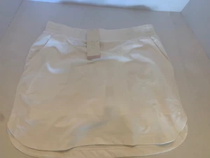 New CALIA Women's 16" Birdie Athleisure Skort Size Medium $60 Pure White - NWT - Picture 1 of 11