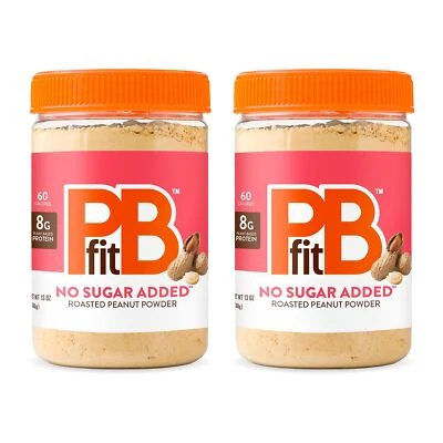 PBfit Sugar Free Peanut Butter Powder 26 Ounce Low Fat Protein Boost - Изображение 1 из 4