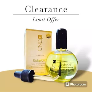 Sgombero VECCHIA CONFEZIONE!!! Olio solare per cuticole CND Essentials 2,3 once - senza scatola - Foto 1 di 1