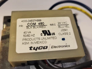 Tyco Transformer P/N: 4000-04E07K999 - 24 VAC - 50/60 Hz - Products Unlimited - Picture 1 of 2