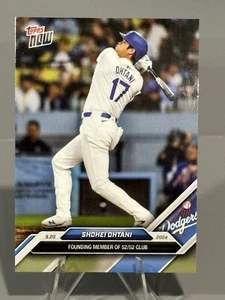 2024 TOPPS NOW SHOHEI OHTANI 1ST EVER 52/52 CLUB CARD #731 - LIMITED - Picture 1 of 2