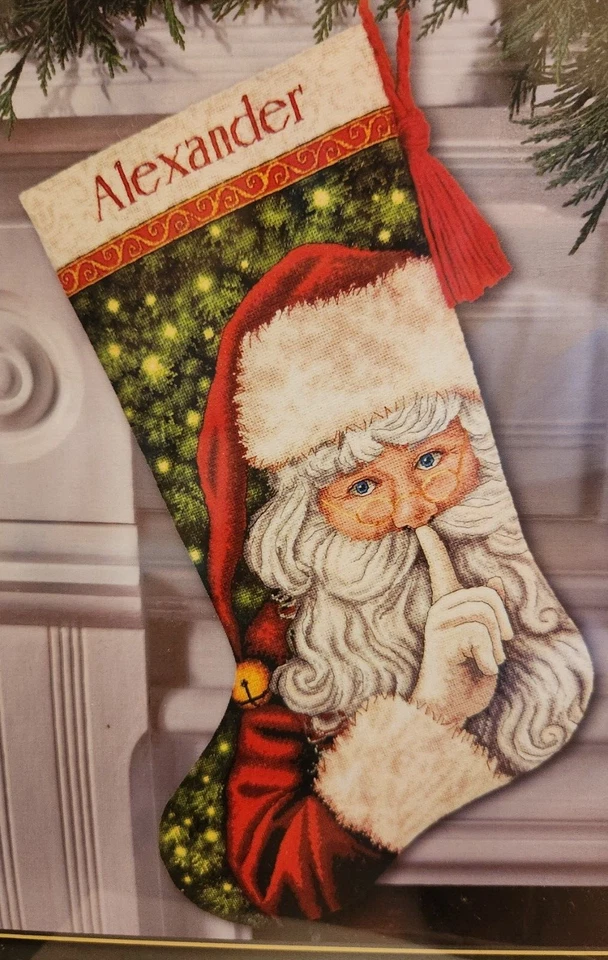Dimensions Secret Santa Stocking Counted Cross-stitch Kit