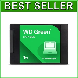 WD Green 1TB Internal Solid State Drive - Shock Resistant with 3-Year Warranty - Afbeelding 1 van 9