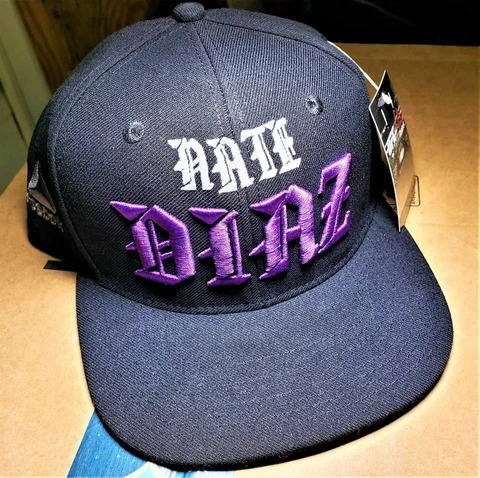 Nate Diaz UFC RARE hat UFC 244, limited Diaz Vs Jorge Masvidal Reebok BMF Belt Cover