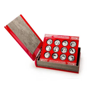 2010-2021 $15 Lunar Lotus - Sterling Silver 12 Coin Set - Picture 1 of 2
