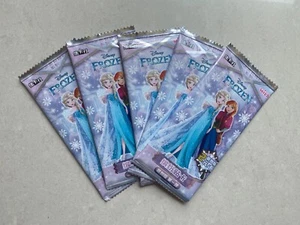 Tarjetas coleccionables divertidas de colección de pegatinas de Disney Frozen 5 paquetes = 25 tarjetas - Imagen 1 de 3