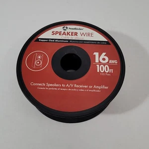 Speaker Wire 16 AWG 100 FT Copper Clad Aluminum 64870101 - NEW Southwire - Picture 1 of 3