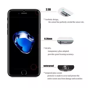 Ultra Tempered-Glass Film Screen Protector Cover Guard for Apple iPhone 7 Plus - Picture 1 of 22