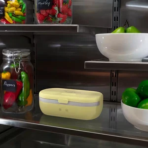 Fiambrera autocalentable con esterilizador UV, compartimentos dobles, bolsa aislante NUEVA - Imagen 1 de 6