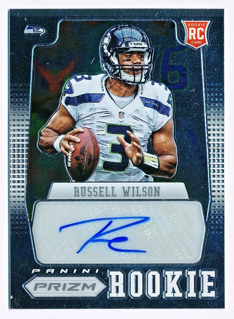 Russell Wilson Rookie Football Cards for sale | eBay
