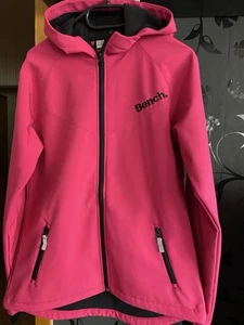 BENCH - Damen Kapuzenjacke M-L Rosa Polister Sehr Gut Erhalten - Bild 1 von 9
