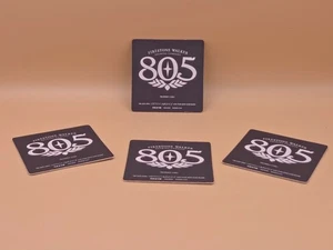 Juego de 4 posavasos de cartón de doble cara 805 Firestone Walker para elaborar cerveza - Imagen 1 de 2