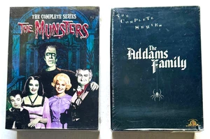 Addams Family & The Munsters Complete Series Sealed Dvd Sets - Picture 1 of 5