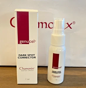 NUEVO CORRECTOR DE MANCHAS OSCURAS CHAMONIX GENUCEL 1,0 oz PIEL CARA MANOS NUEVO EN CAJA - Imagen 1 de 3
