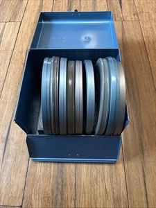 Lot Of 9 8mm Home Movies 40s 50s 60s 70s Christmas Weddings Life Cub Scouts Case - Picture 1 of 14