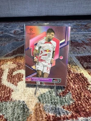 2021-22 Topps Finest UEFA Club Competition Dominik Szoboszlai Rose Gold /75 🌹 - Image 1 of 2