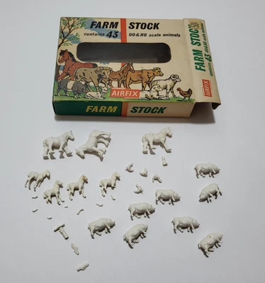 Figuras de colección Airfix Farm Stock escala HO/OO 19 ABIERTAS algunas piezas rotas Foto 1 de 2