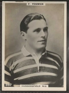 PINNACE FOOTBALL (LF SIZE PINNACE BACK)-#0987- RUGBY - HUDDERSFIELD NU - FENWICK - Picture 1 of 2