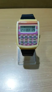 Vintage Casio Digital Calculator Watch LDF-40 Pinky White - Bild 1 von 16