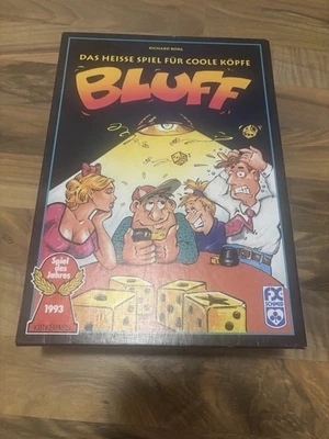 Bluff FX Schmid Würfelspiel Familienspiel  1993 Brettspiel Gesellschaftsspiel  - Bild 1 von 3