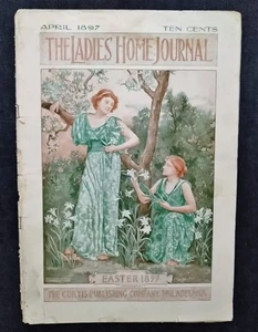 1897 Ladies' Home Journal Easter Cover Charles Dana Gibson American Magazine - Picture 1 of 5