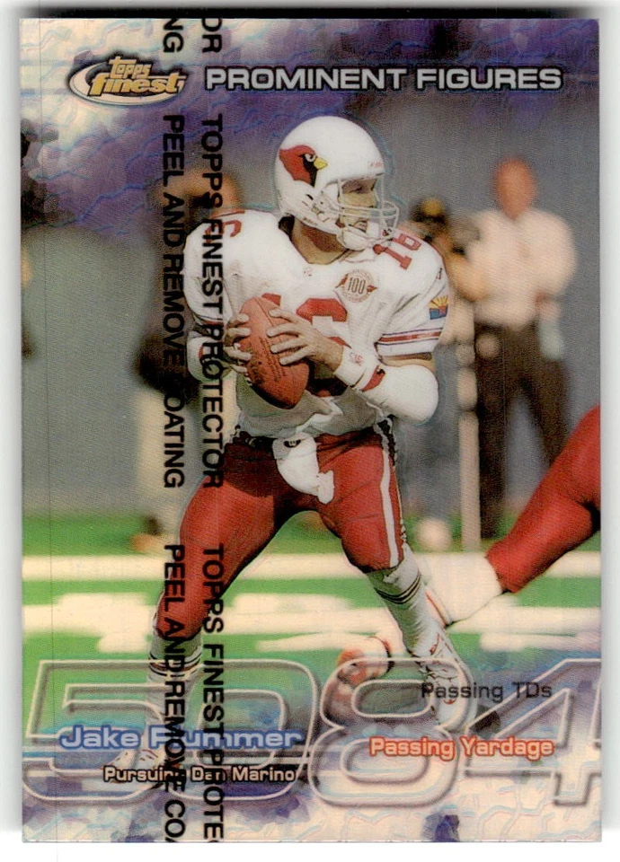 1999 Finest Jake Plummer Prominent Figures #/5084 #PF4 - Image 1 of 2