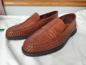 Pepper Gate Herren Geflochten Halbschuhe Braun Größe 14 - Bild 1 von 12