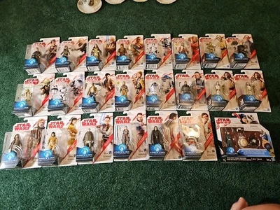 Complete Set of 25 Figures. Hasbro Star Wars Last Jedi - New Unopened Force Link - Image 1 of 4