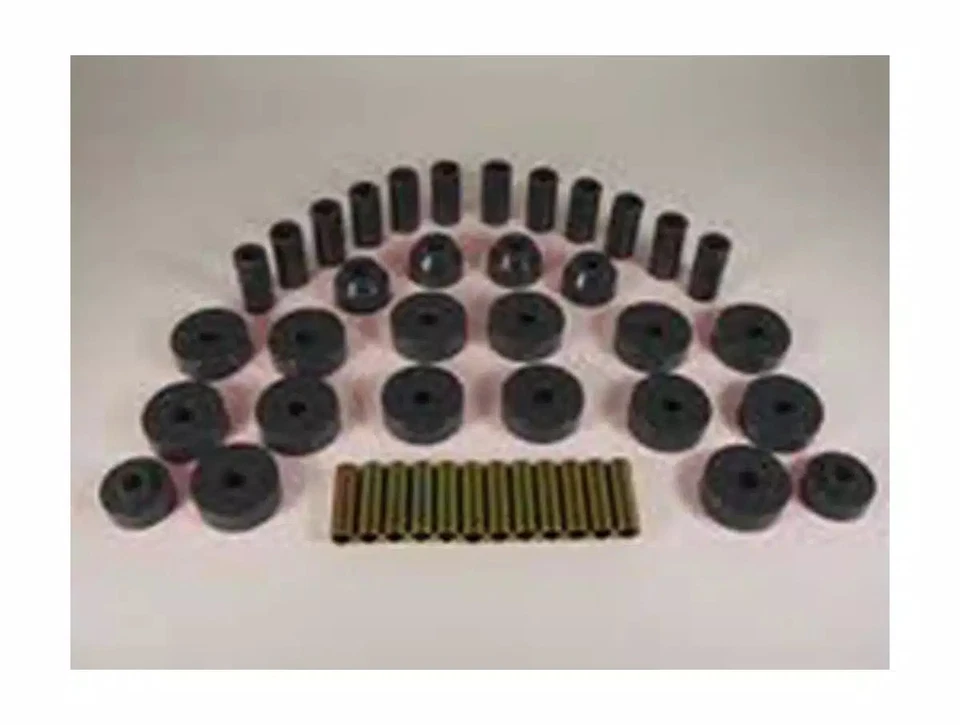 Rugged Ridge Suspension Bushing Kit Polyurethane Black Fits 1955-1975 Jeep CJ Foto 1 de 4