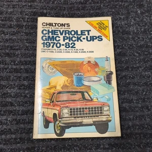 Vintage Chilton's Chevrolet GMC Pick-Ups 1970-82 Repair and Tune-up Guide #6936 - Bild 1 von 7