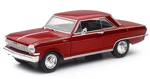 1964 Chevrolet Nova SS 1/25 Scale Diecast Car Model by Newray - RED - Picture 1 of 4