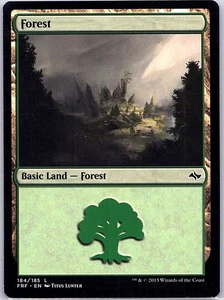 Forest 184 Fate Reforged - Magic The Gathering MTG - NM - Picture 1 of 2