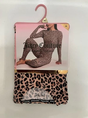 Conjunto de Top y Leggings Juicy Couture Negro Leo Manga Larga Talla M Nuevo Foto 1 de 4