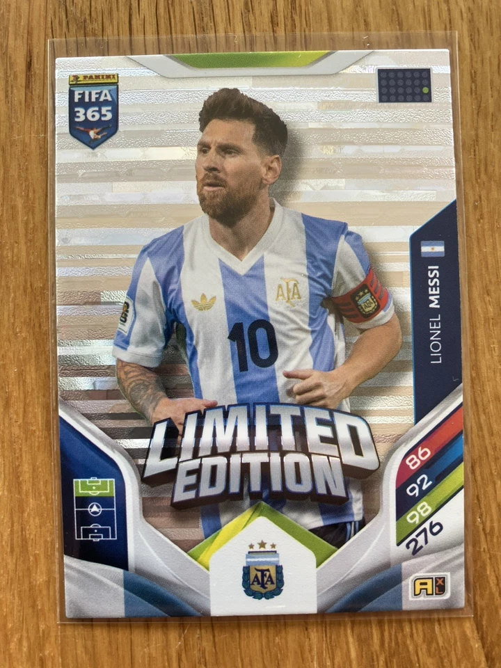 Panini FIFA 365 Adrenalyn XL 2026 Edición Limitada Lionel Messi Argentina - Imagen 1 de 1