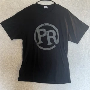 Port & Company Camicia Nera Manica Corta Pizza Ranch Uomo Large - Foto 1 di 8